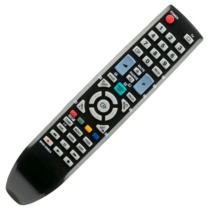Дистанционно управление KNTECH, BN59-00862A за SAMSUNG LCD, с функциите на оригиналното дистанционно управление.