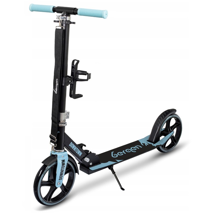 Сгъваема тротинетка Bergen Downtown, алуминий, черна/синя