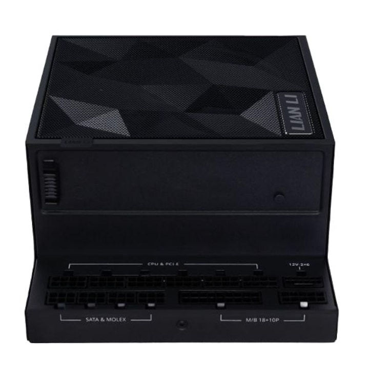 Sursa PC, Lian Li, EG1200G, 1200 W, 24-pin, ATX SFX, 133 x 213 x 330 mm, Negru