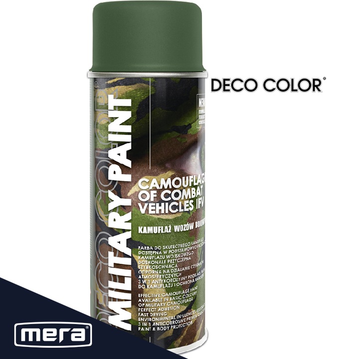 Spray vopsea camuflaj olive green 400ml mat