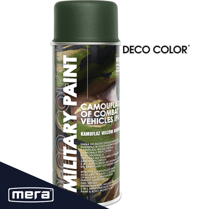 Spray vopsea camuflaj forest green 400ml mat