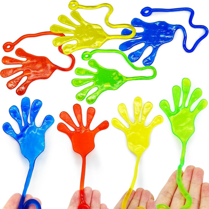 Set 8 jucarii interactive, TREXORA, colorate, pentru coordonarea mana-ochi, multicolor