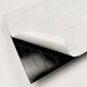 Placa decorativa autocolanta, STICKERWALL, 60x30cm, PVC, rezistente la apa, alb marmorat