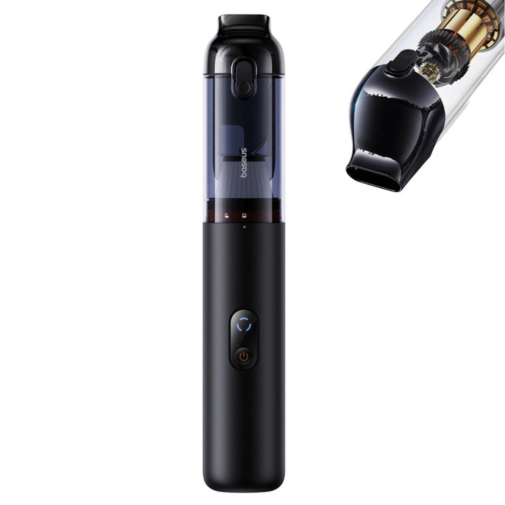 Преносима прахосмукачка за кола ONSG A5, 16000Pa, батерия 7500mAh, безжична, черна