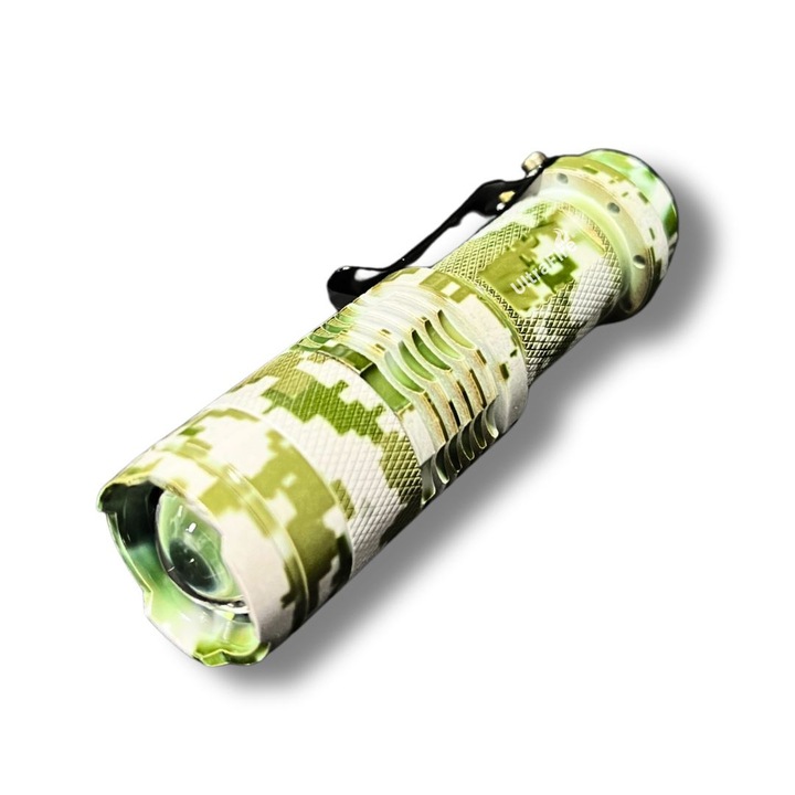 UltraFire SK68 LED фенерче, 3 режима, 500 лумена, водоустойчиво, алуминиево