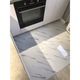 Placa decorativa autocolanta, STICKERWALL, 60x30cm, PVC, rezistente la apa, alb marmorat