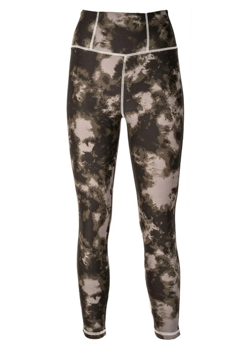 Colanti cu talie inalta, multicolor, dama, Negru/Gri