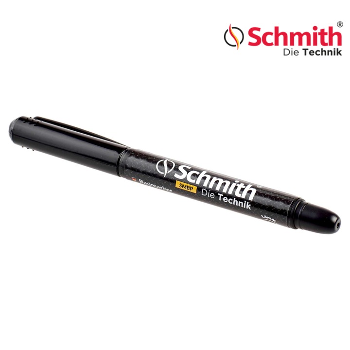 Fekete permanens filctoll, 3 másodpercig szárad, vízálló