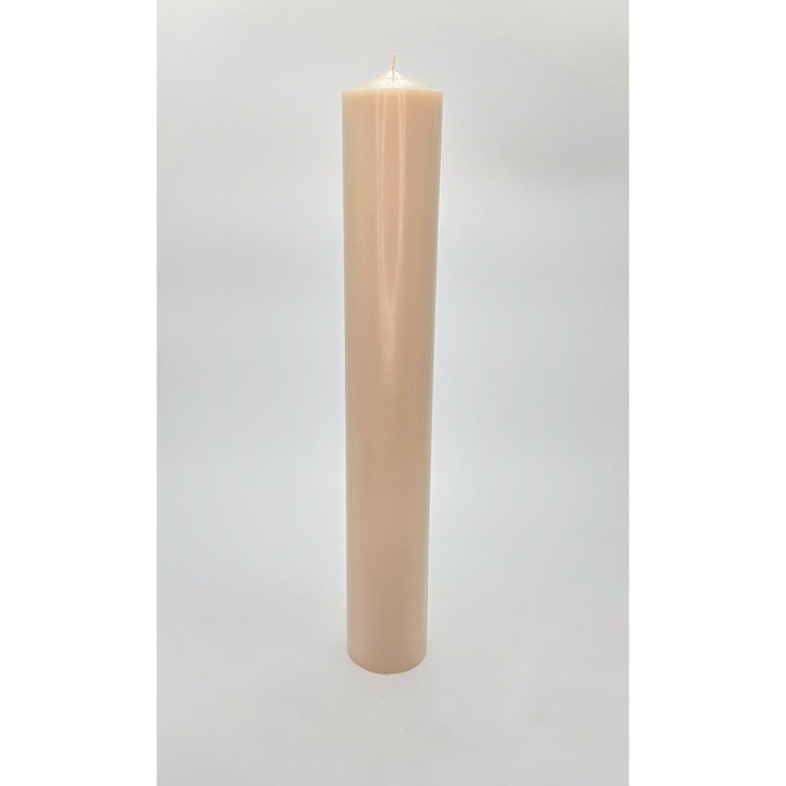 Lumanare cununie si botez 35 cm - 6 cm- bej