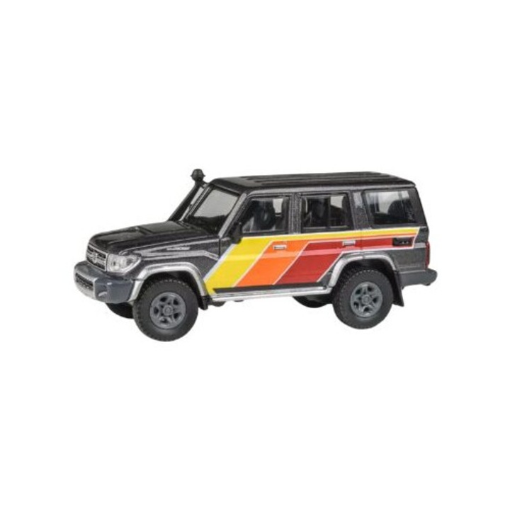 Toyota Land Cruiser LC76 TRD Szürke Szín LHD 1:64 Para64 modellautó