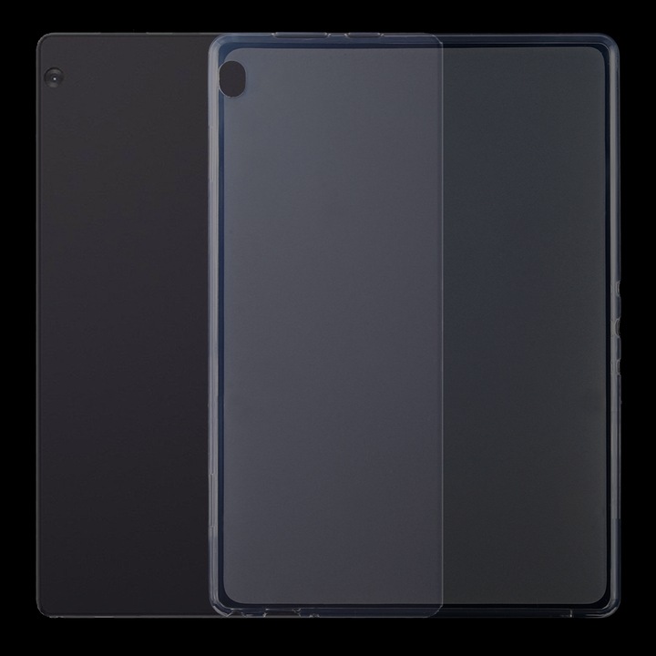 Husa tableta pentru Lenovo Tab M10, silicon transparent 0.75mm, carcasa anti-soc, accesorii tableta, TPU, transparent