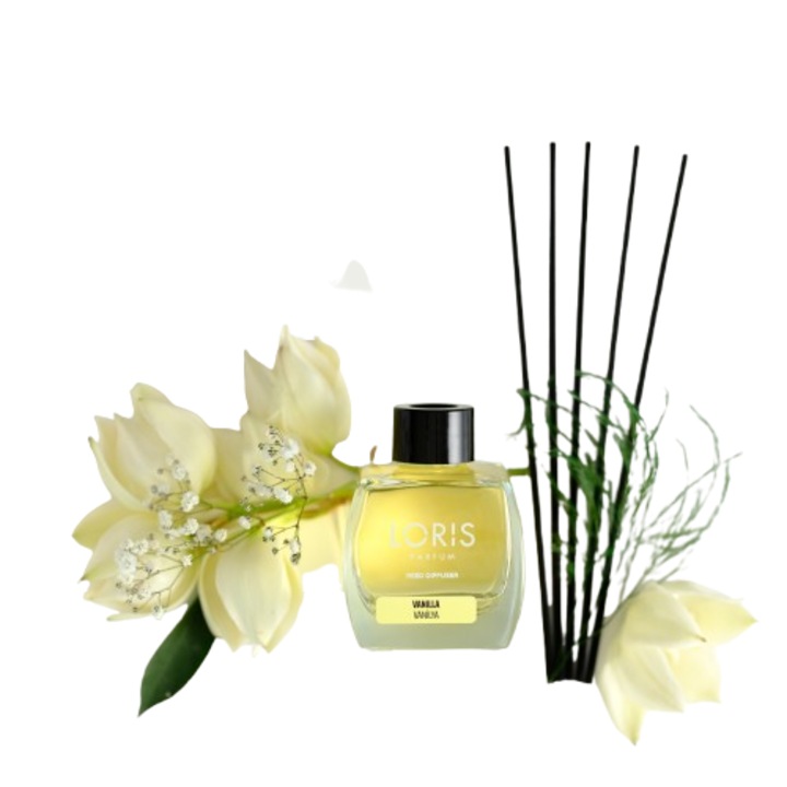Légfrissítő pálcikákkal, Vanilla Aroma Loris, 120 ml
