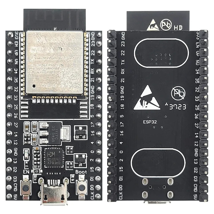 Esp32d Module Placa de dezvoltare ESP32 DevKitC cu integrare ESP32D-V4, chip CH9102X ...