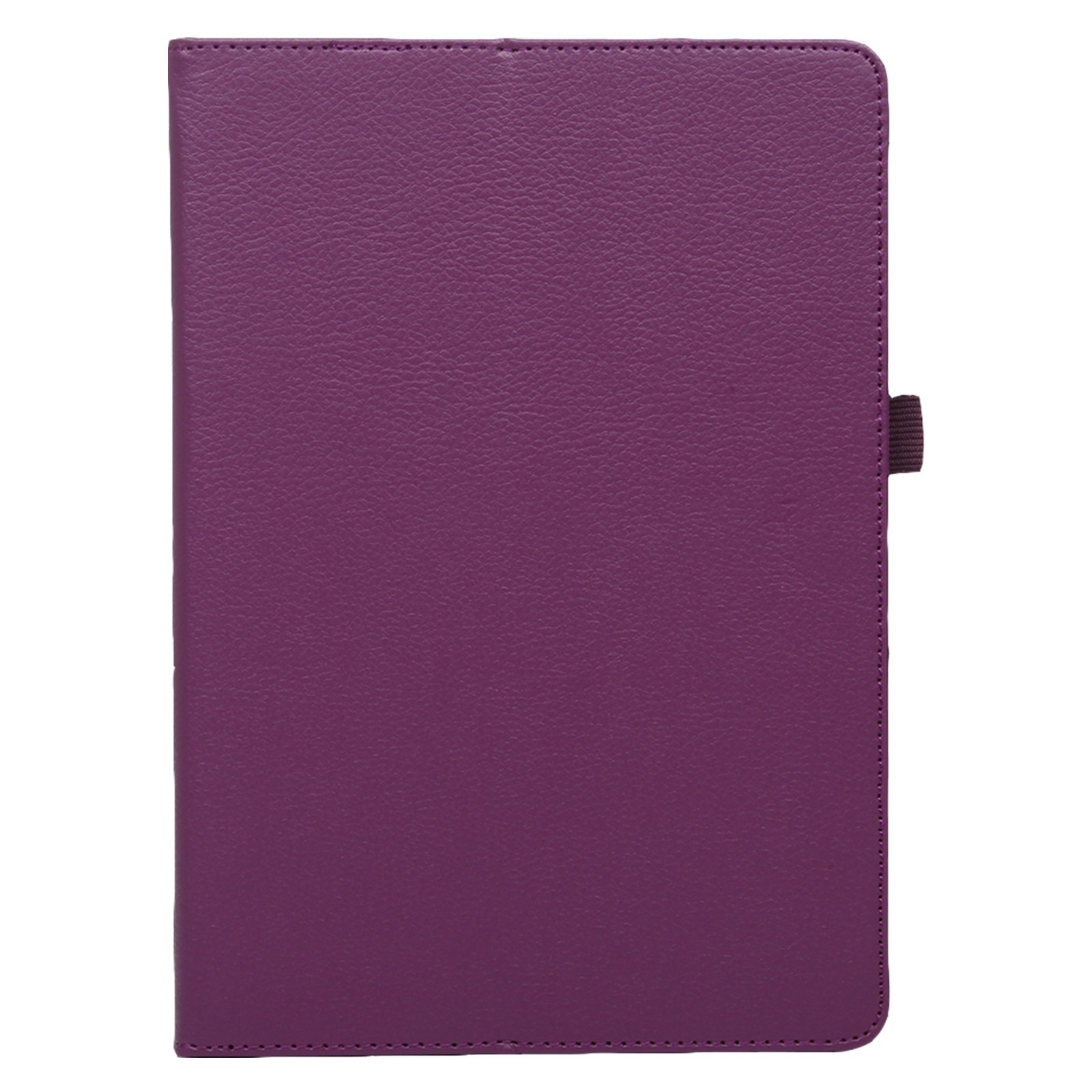 Husa tableta pentru Lenovo M10 Plus TB-X606F, textura fina, culor SOLID, design orizontal tip carte din piele cu suport si loc pentru stilou, Violet