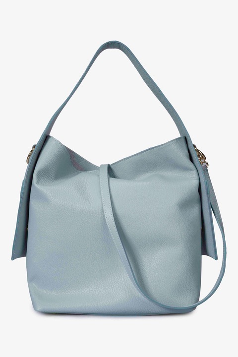 Massimo Castelli, Tote fazonú bőrtáska, Pasztellkék