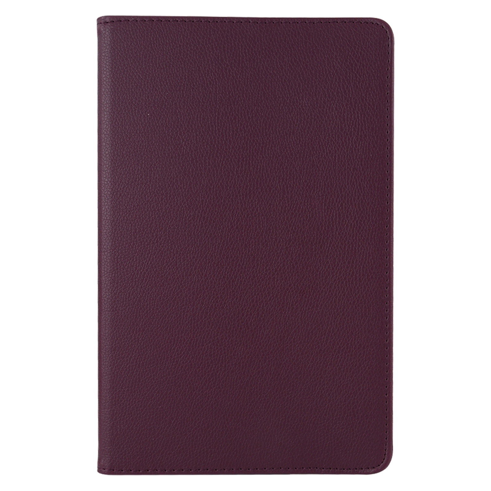 Husa tableta pentru Lenovo M10, textura litchi, design orizontal cu rotatie 360 de grade, din piele cu suport (mov)