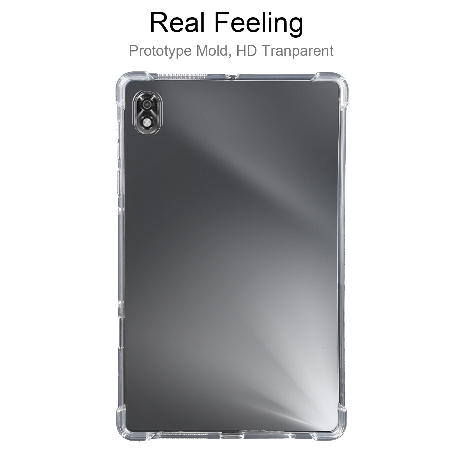 Husa tableta pentru Lenovo Legion Y700, TPU transparent anti-soc cu margini de 0.75mm, design patru colturi, transparent, protector, compatibil, transparent
