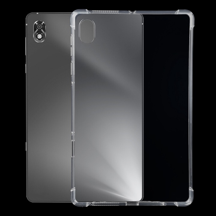 Husa tableta pentru Lenovo Legion Y700, TPU transparent anti-soc cu margini de 0.75mm, design patru colturi, transparent, protector, compatibil, transparent