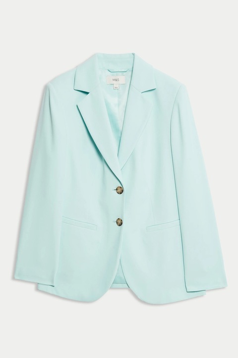 Marks & Spencer, Sacou cu slit partea din spate, Verde menta, 42