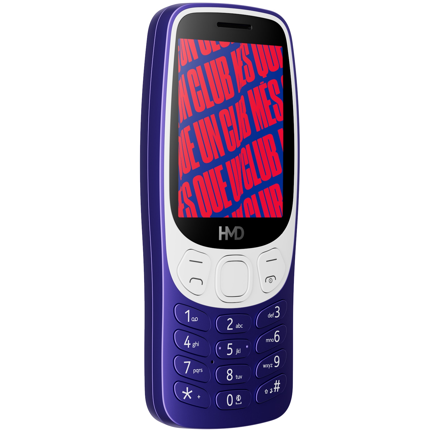 Telefon mobil HMD Barca 3210, 4G, Dual SIM, 1450 mAh, Blau