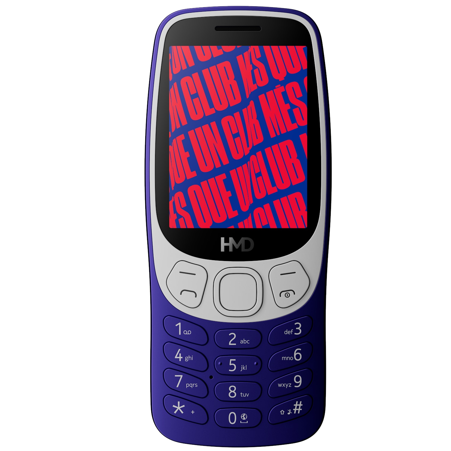 Telefon mobil HMD Barca 3210, 4G, Dual SIM, 1450 mAh, Blau
