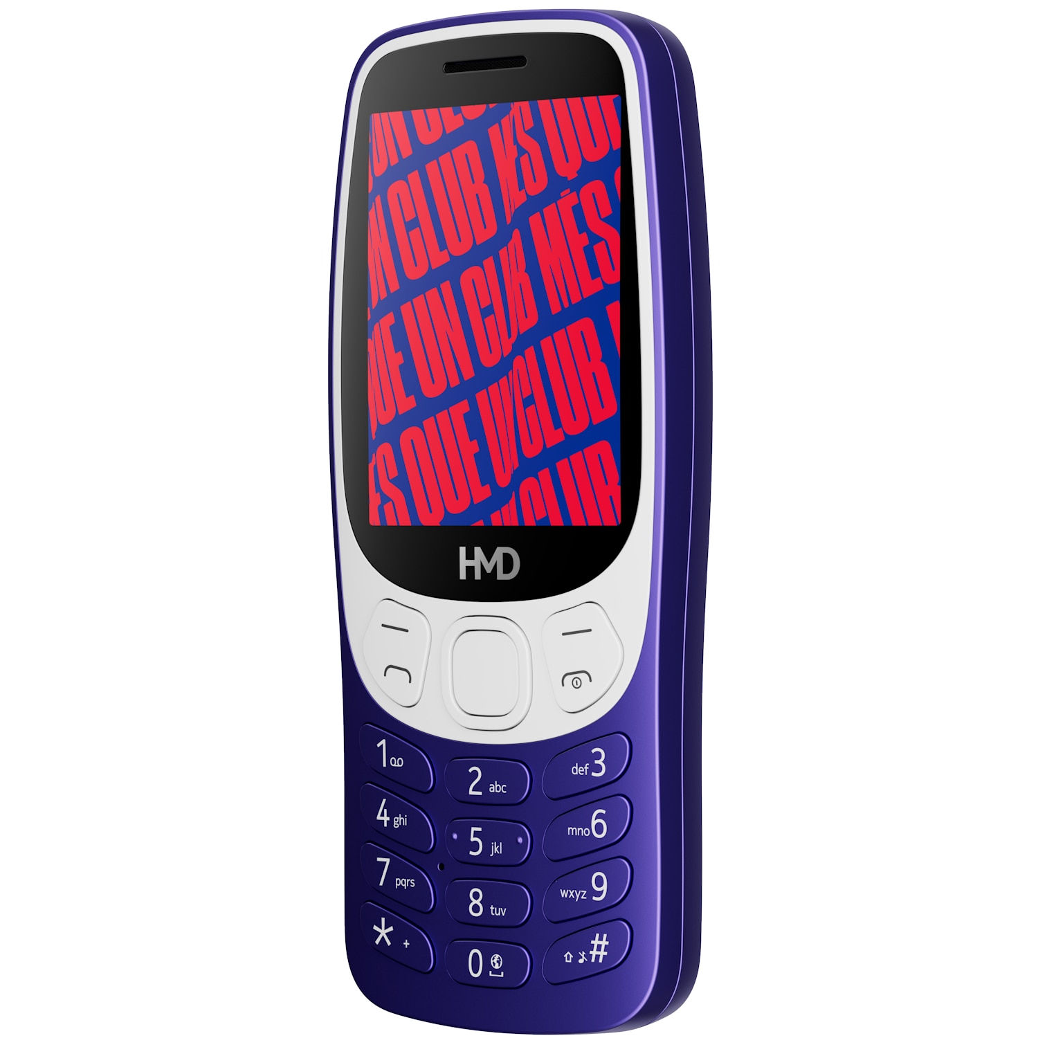 Telefon mobil HMD Barca 3210, 4G, Dual SIM, 1450 mAh, Blau