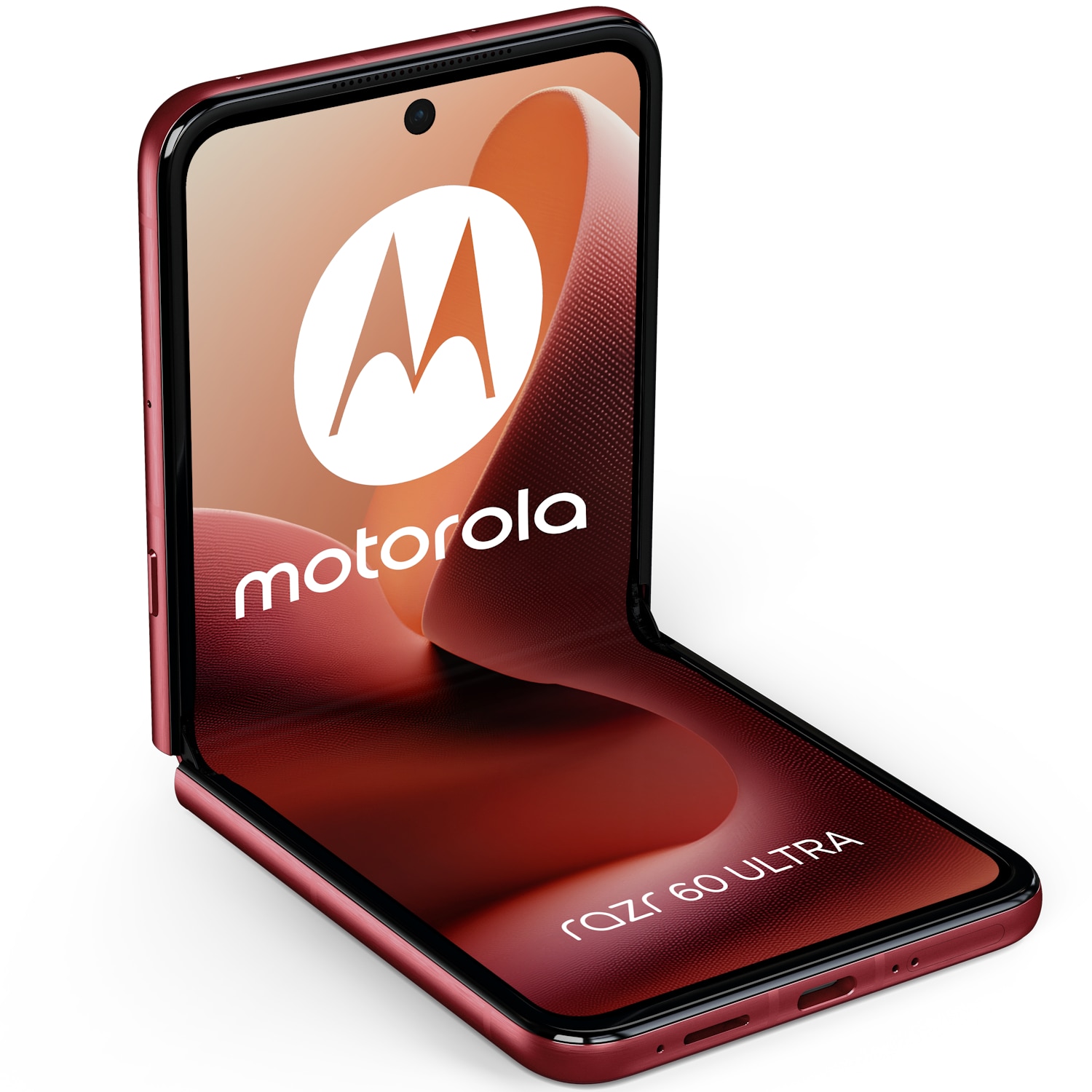 Telefon mobil Motorola razr 60 ultra, Dual SIM, 512GB, 16GB RAM, 5G, Pantone Rio Red