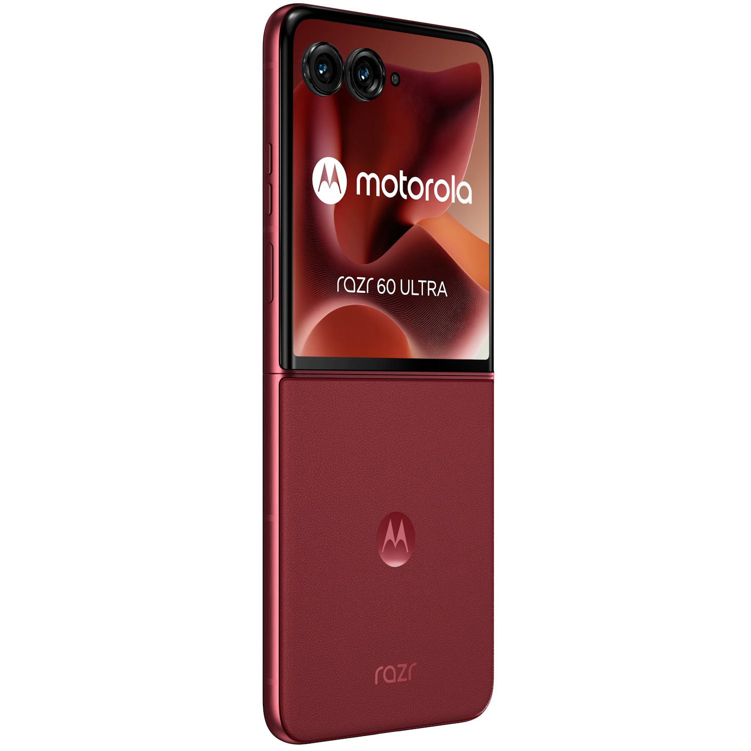 Telefon mobil Motorola razr 60 ultra, Dual SIM, 512GB, 16GB RAM, 5G, Pantone Rio Red