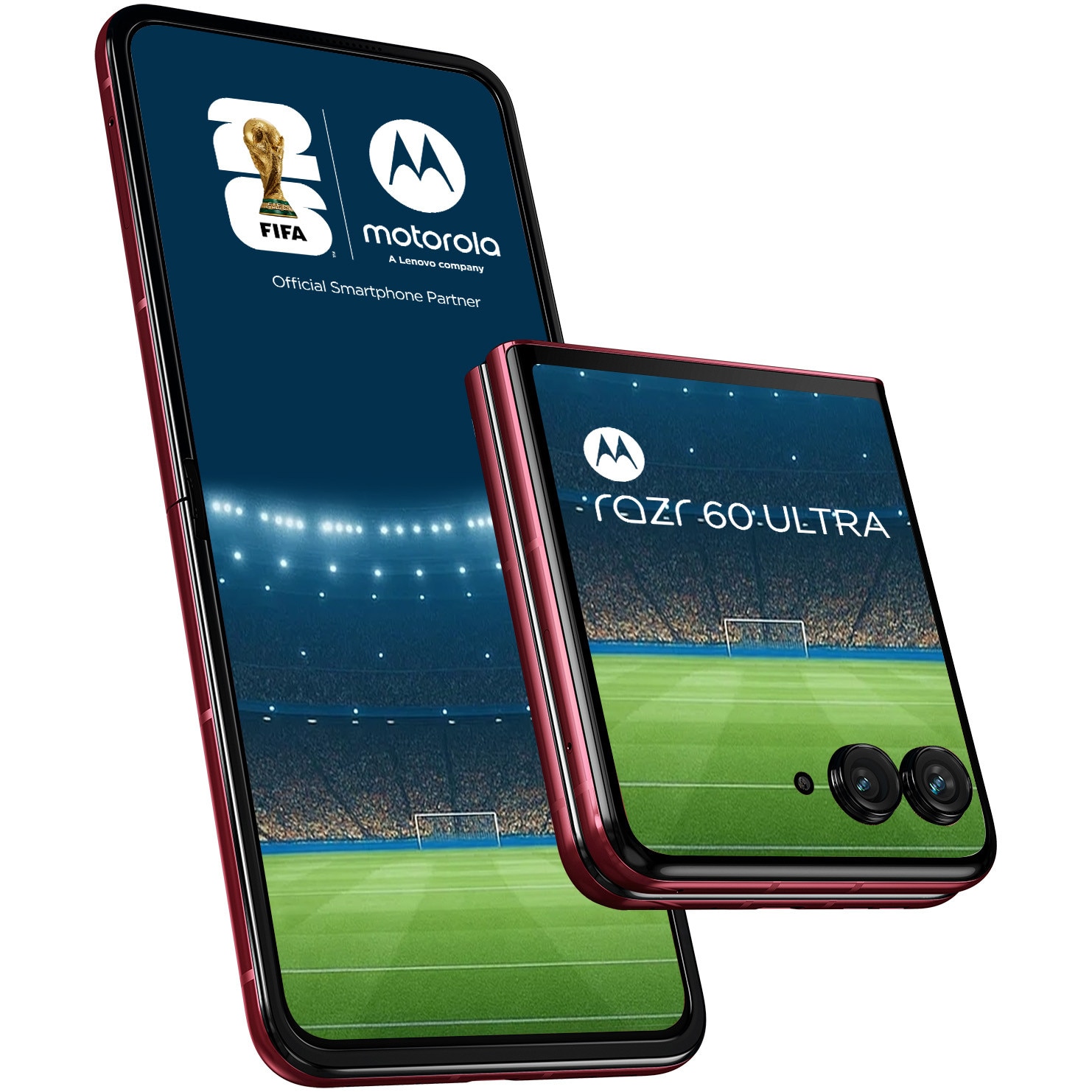 Telefon mobil Motorola razr 60 ultra, Dual SIM, 512GB, 16GB RAM, 5G, Pantone Rio Red
