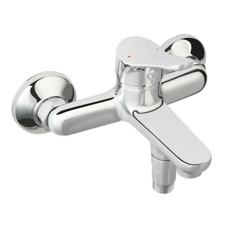 Смесител за вана, Ferro Stillo BSL1, едноръкохватков, за повърхностен монтаж, хромирано покритие