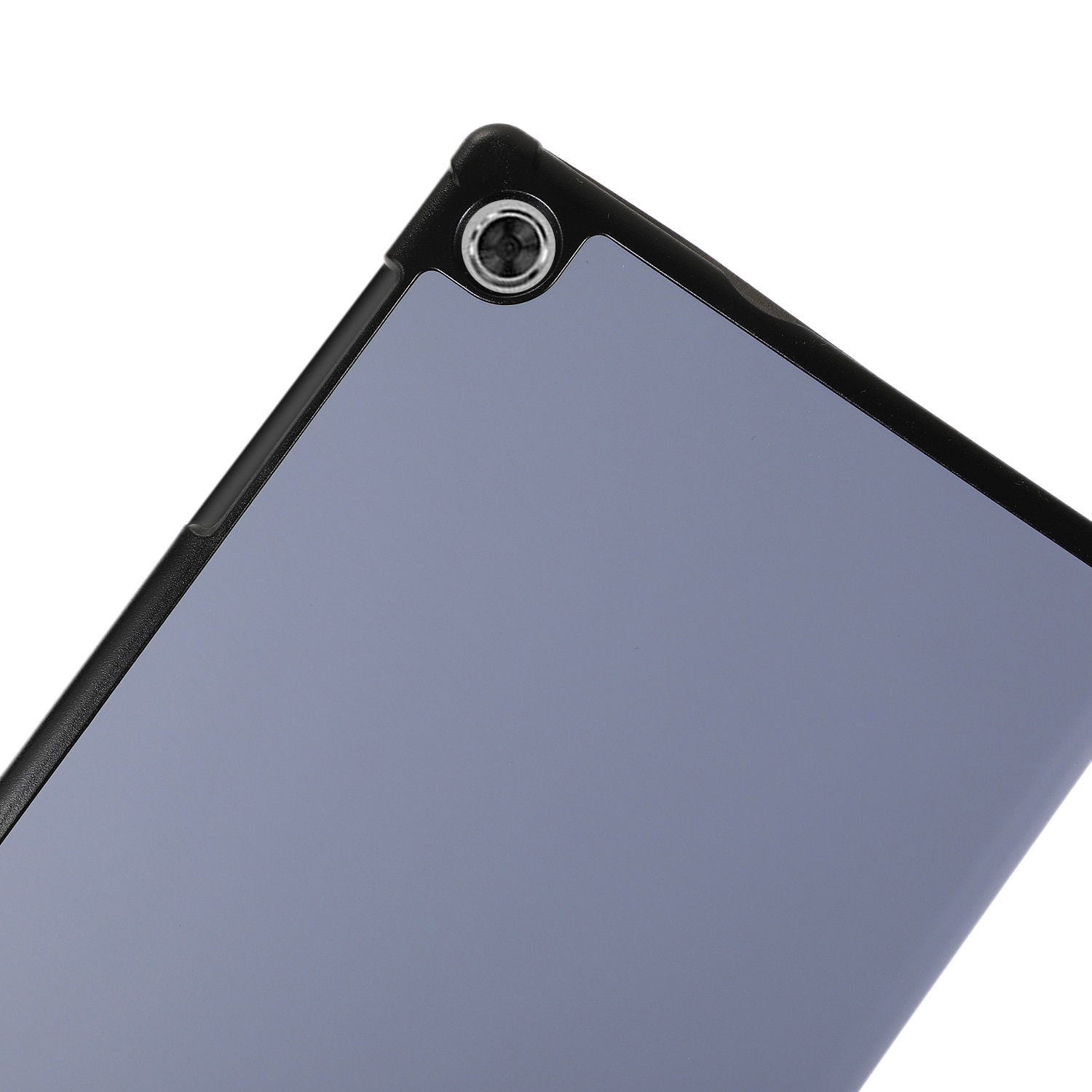 Husa tableta pentru Lenovo Tab M10 HD (X306) 3 pliabil textura piele orizontala flip TPU + PU cu suport (Albastru marin)