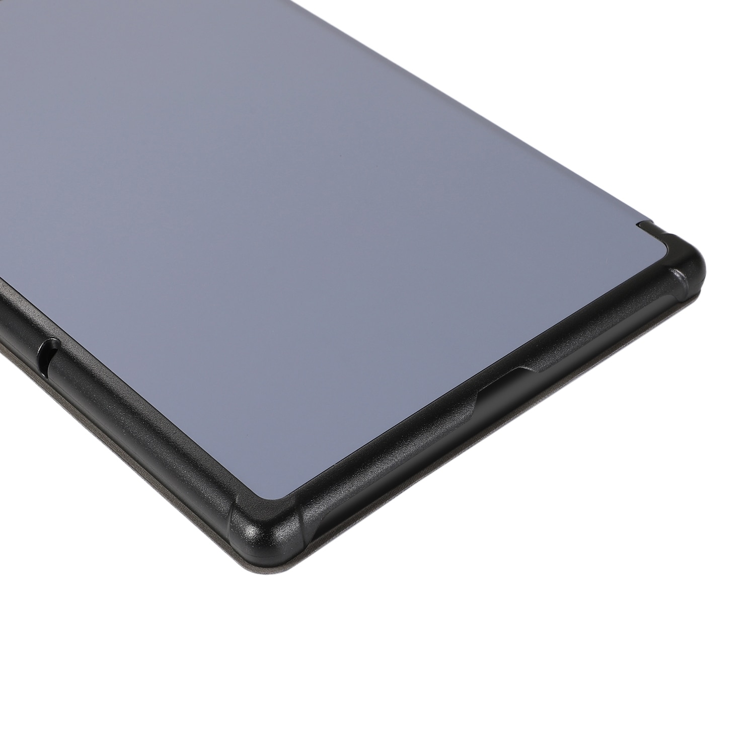 Husa tableta pentru Lenovo Tab M10 HD (X306) 3 pliabil textura piele orizontala flip TPU + PU cu suport (Albastru marin)