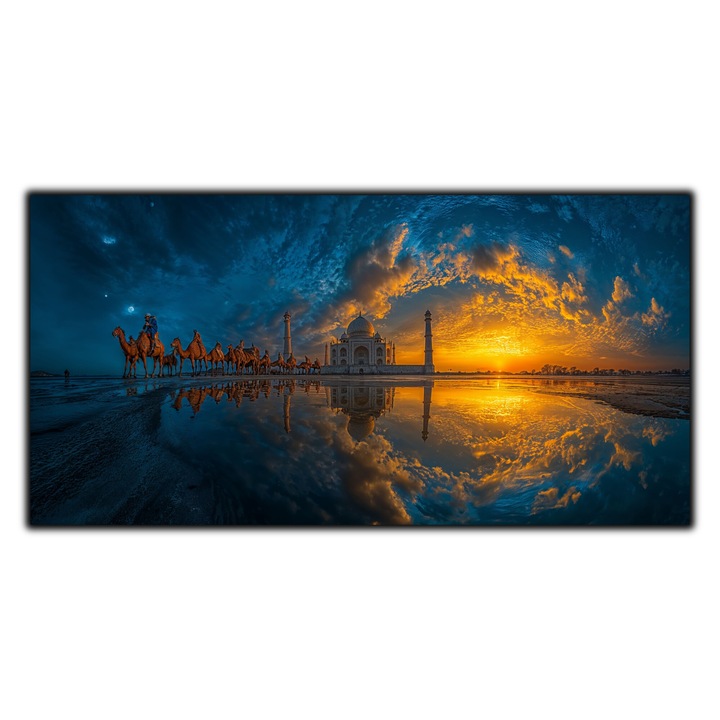 Tablou Sticla Securizata - 120x60 cm - Tablou Unicat pt Sufragerie sau Dormitor - Eternal Sunset - N015