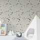 Placa decorativa autocolanta STICKERWALL, 60x30 cm, alb, multicolor, 2 mm grosime