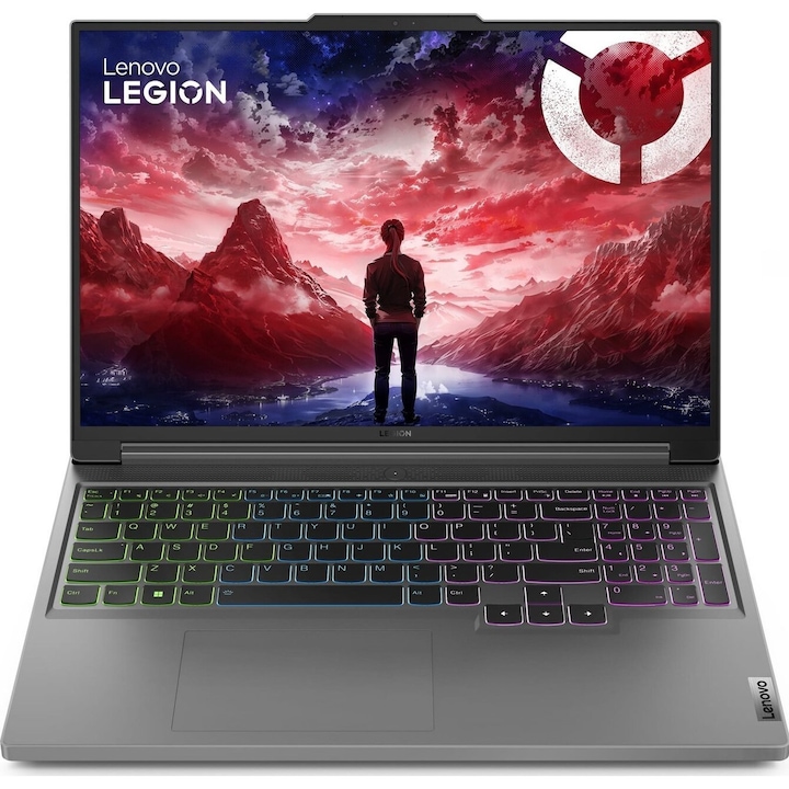 Lenovo Legion Slim 5 laptop, 16" WQXGA, AMD Ryzen™ 7 7435HS akár 4,5 GHz-ig, 16 GB RAM DDR5 4800, 512 GB SSD, NVIDIA® GeForce® RTX 4070 8 GB, FreeDOS, Luna Gray 512 GB