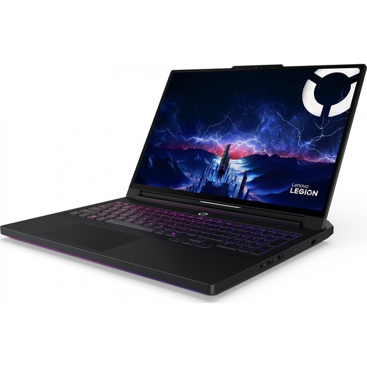 Lenovo Legion Pro 7, 16" WQXGA, Intel Core Ultra 9 275HX akár 5,4 GHz-ig, 64 GB RAM DDR5 6400, 1 TB SSD, NVIDIA GeForce RTX 5080 16 GB, Windows 11 Home, Eclipse Black 1 TB