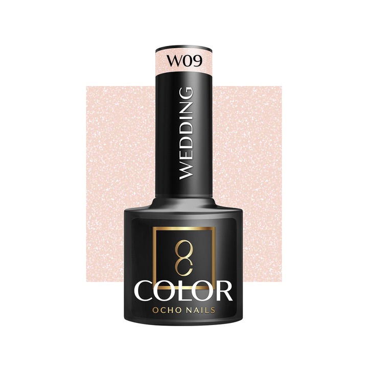 Oja hibrida OCHO NAILS Wedding W09, 5g, nuanta roz