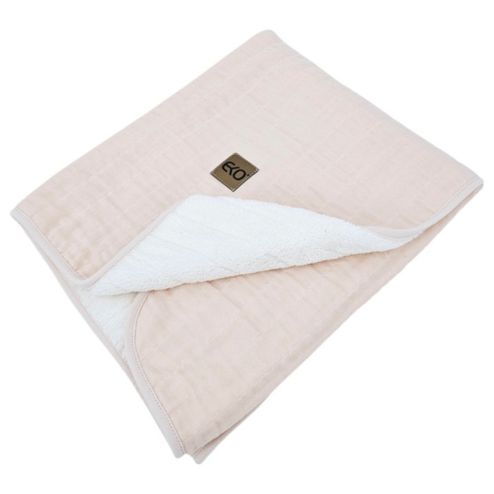 Одеяло за бебета, Eko, памук, розово/бяло