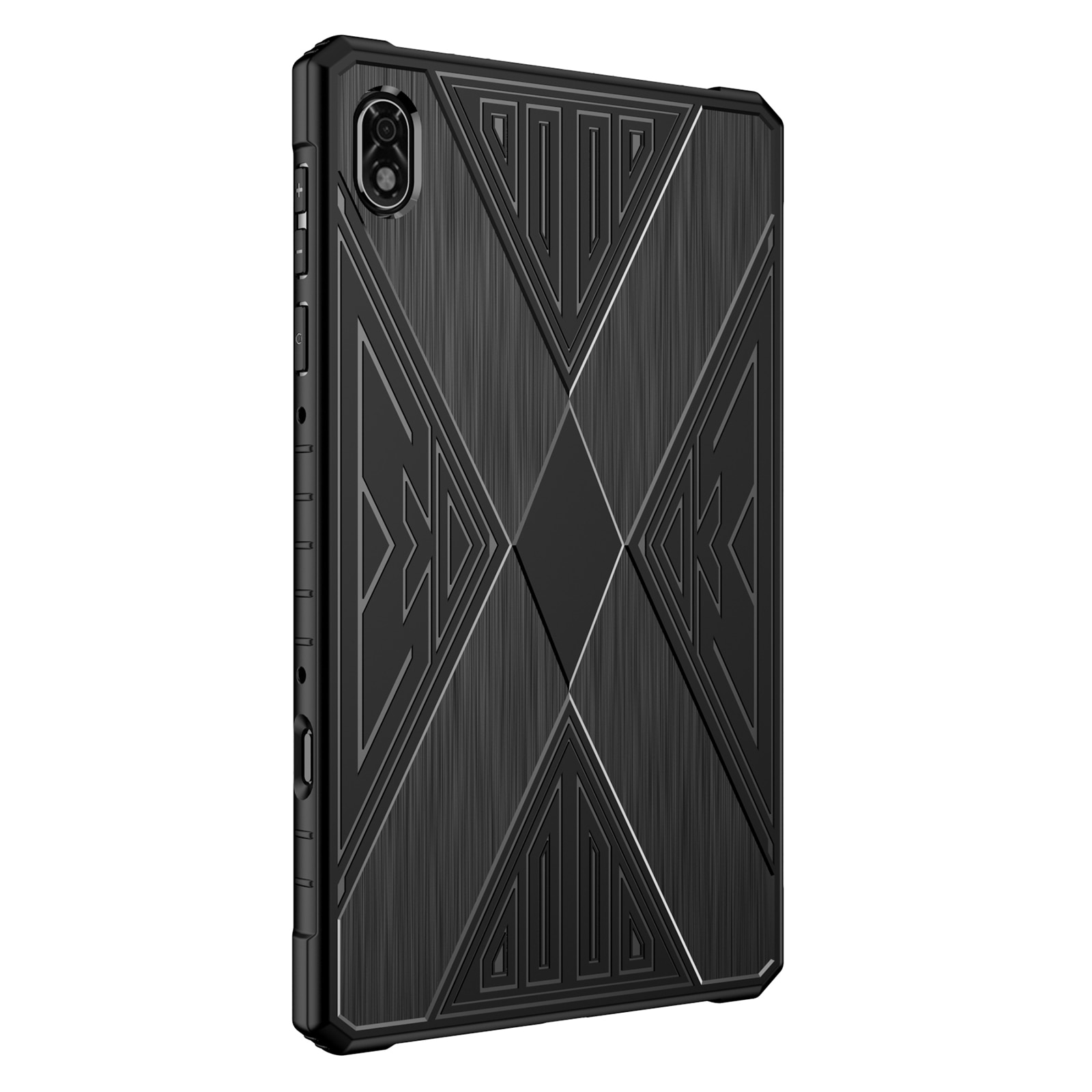 Husa tableta pentru Lenovo Legion Y700, material TPU, design textura periata, rezistent la socuri, Negru