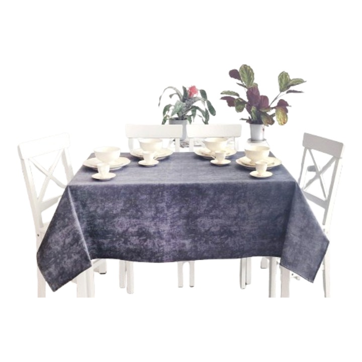 Folteltávolító terítő 100% pamut 120x160 cm, lila színátmenet