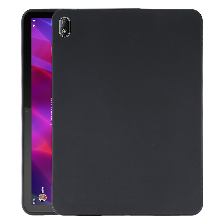 Husa tableta pentru Lenovo Tab P11 5G, TPU, tip carte cu suport, inchidere magnetica, Negru