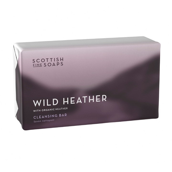 Луксозен сапун Scottish Fine Soaps, Див Хедър, Wild Heather, 220 г, Хидратиращ и Подхранващ, Веган