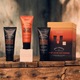 Подаръчен комплект за мъже Scottish Fine Soaps, Трън и Пипер, Thistle & Black Pepper, 4 части, с Измиващ гел, Шампоан, Крем и Сапун, Веган