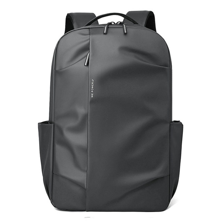 Rucsac pentru laptop 3 in 1, unisex, pentru calatorii de afaceri, calatorii in familie, cu suport de umar, maner de transport si fixare pentru troler, exterior din nailon, rezistent la apa, gri