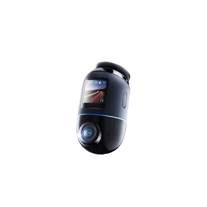 Camera auto 70mai Omni360 X800, 4K, Dual WiFi, Bluetooth, 2.4-5 GHz, Rotire 360 grade, Unghi 146 grade