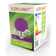 Set 3 bucati Bec LED Ecoplanet glob mic mov G45, E27, 1W (10W), 80 LM, G, Mat