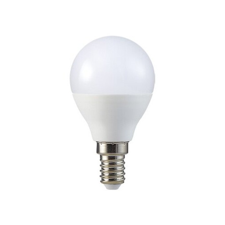 Bec LED lumina neutra, durata lunga de viata E14, TG45, 9W, 4000K, 810lm RABALUX - 79072