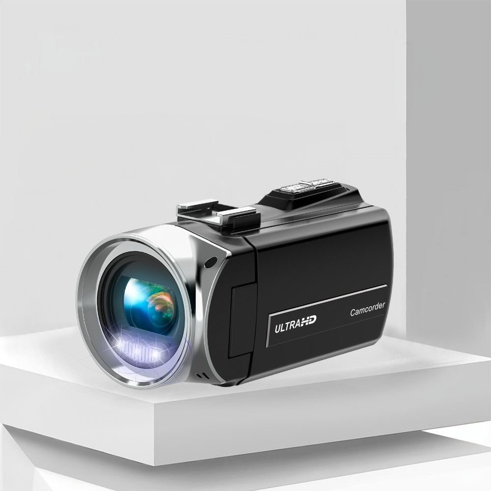 Camcorder, 4K HD, Stabilizare electronica, 48 Megapixeli, Zoom 18x