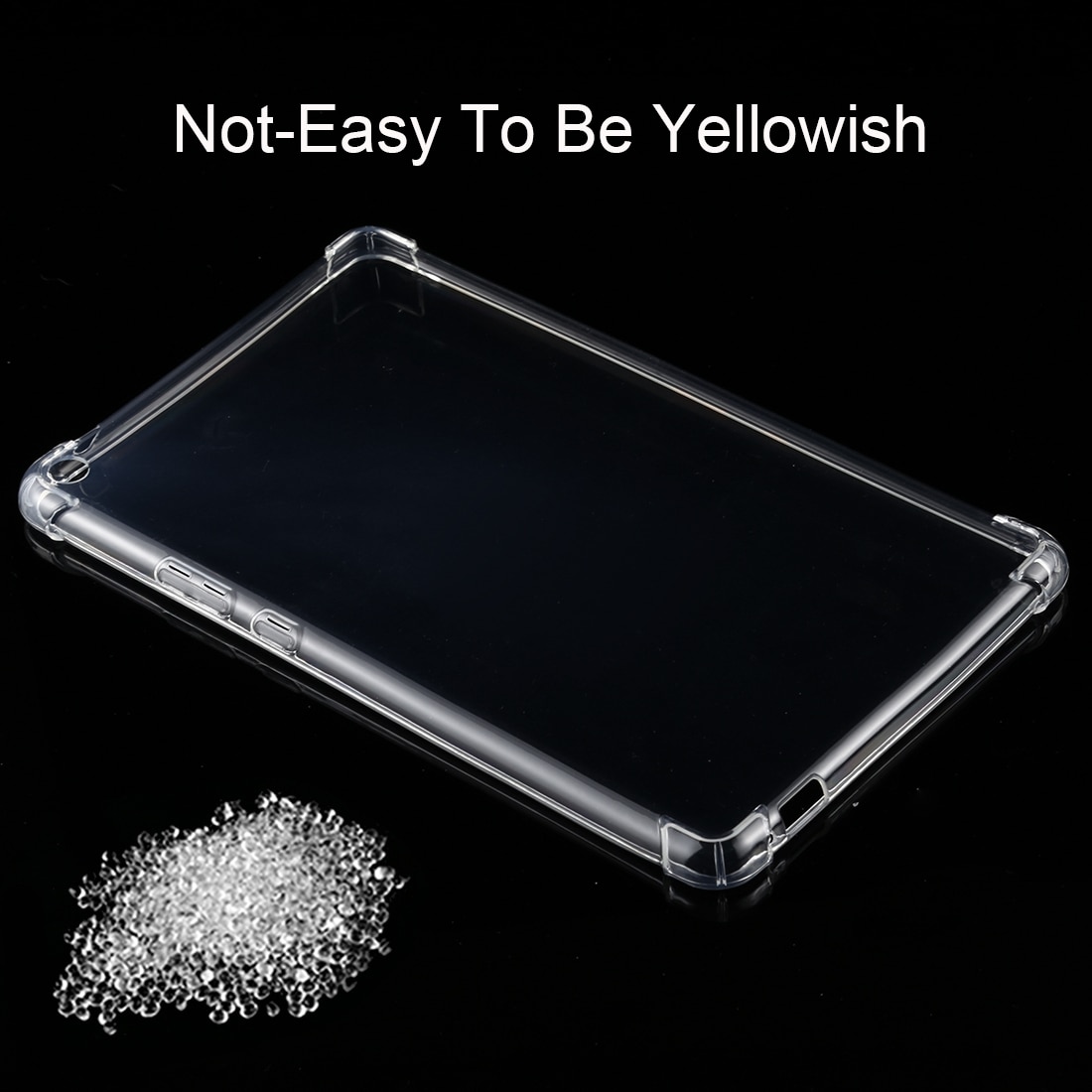 Husa tableta pentru Huawei MediaPad T3 8 inch, TPU transparent anti-soc, carcasa de protectie