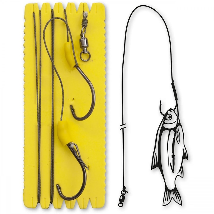 Монтаж за сом Black Cat 6/0 – Монтаж за лодка-шамандура с куки Ghost Hooks и Mega Hook, за риболов на сом. Ето алтернатива, ако горното надвишава 100 знака: Монтаж за лодка-шамандура Black Cat 6/0 – Монтаж с куки Ghost Hooks.